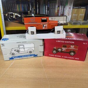 Fram Oil Filters Diecast Ford Model A Delivery Van Coin Bank 40th Anniversary